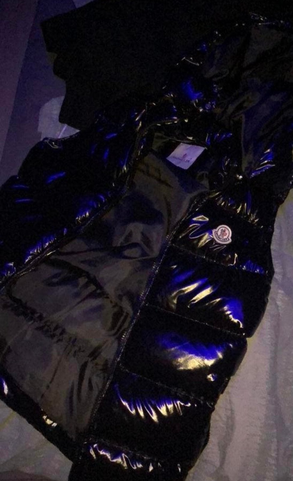 Moncler bodywarmer, Ophalen of Verzenden, Zo goed als nieuw, Maat 46 (S) of kleiner, Zwart
