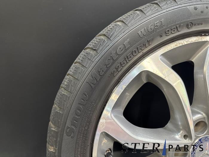 Velgen set + winterbanden van een Mercedes C-Klasse, Auto-onderdelen, Gebruikt, -, -, Ophalen of Verzenden