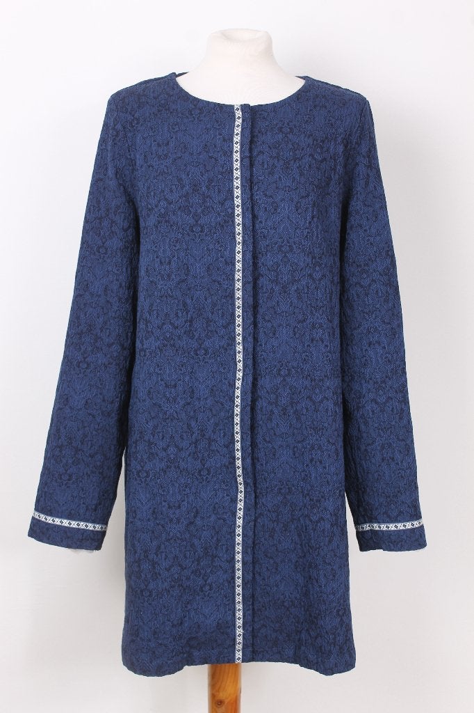 Lange blazer van LA LIGNA maat 44, Blauw, Maat 42/44 (L), Ophalen of Verzenden, Zo goed als nieuw