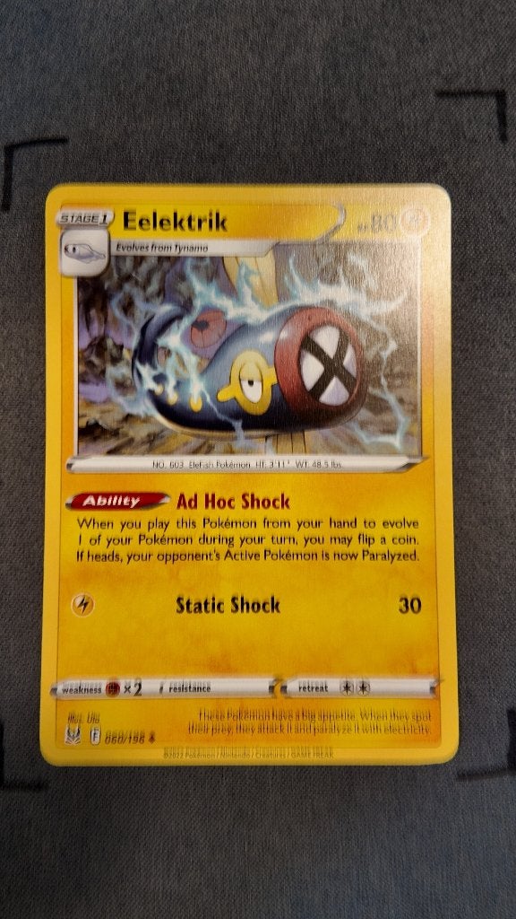 Eelektrik 60 Lost Origin | Pokemon kaart, Ophalen, Zo goed als nieuw, Losse kaart