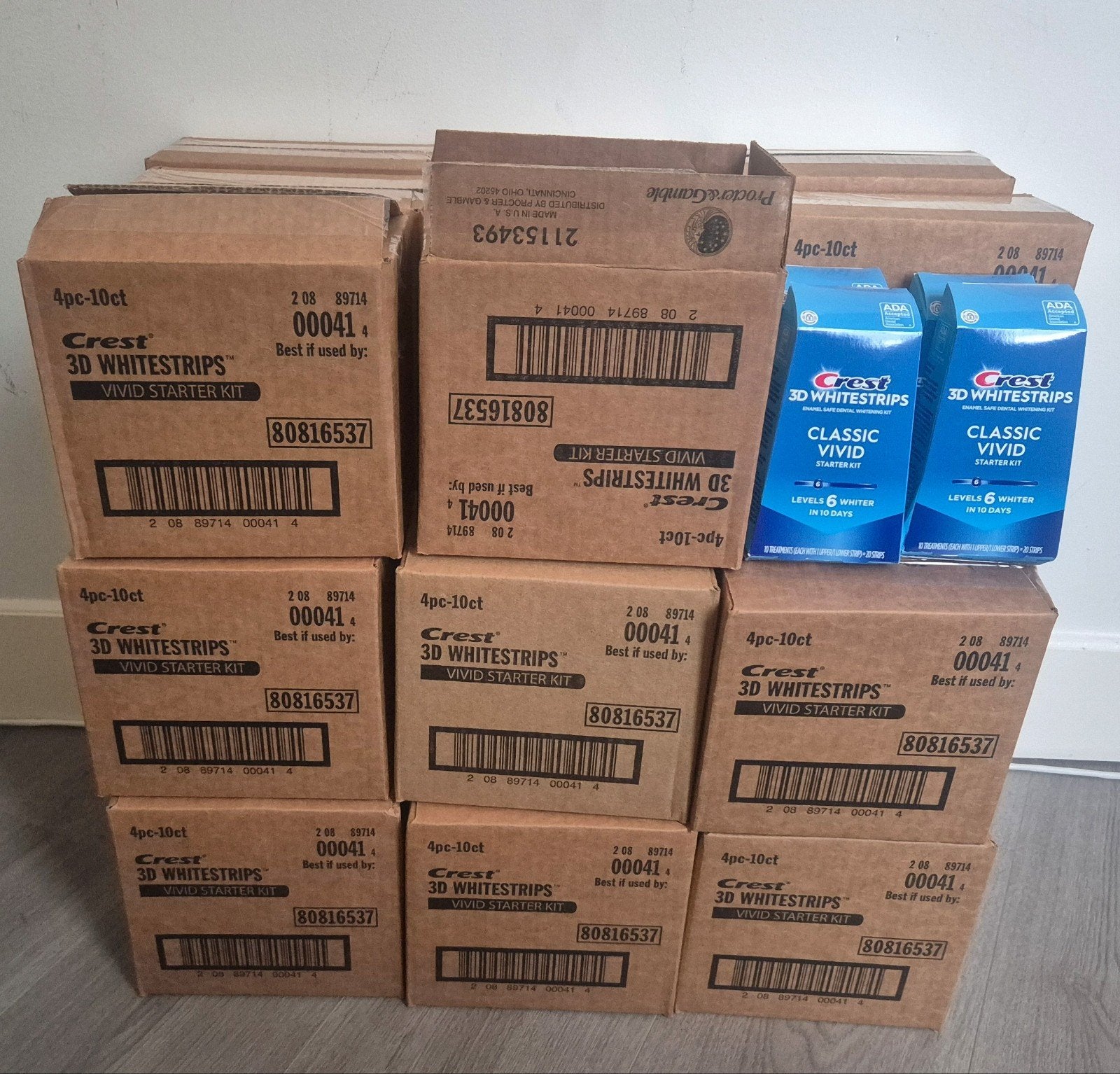 Grote partij whitening strips tanden bleken handel nieuw, Ophalen, Nieuw