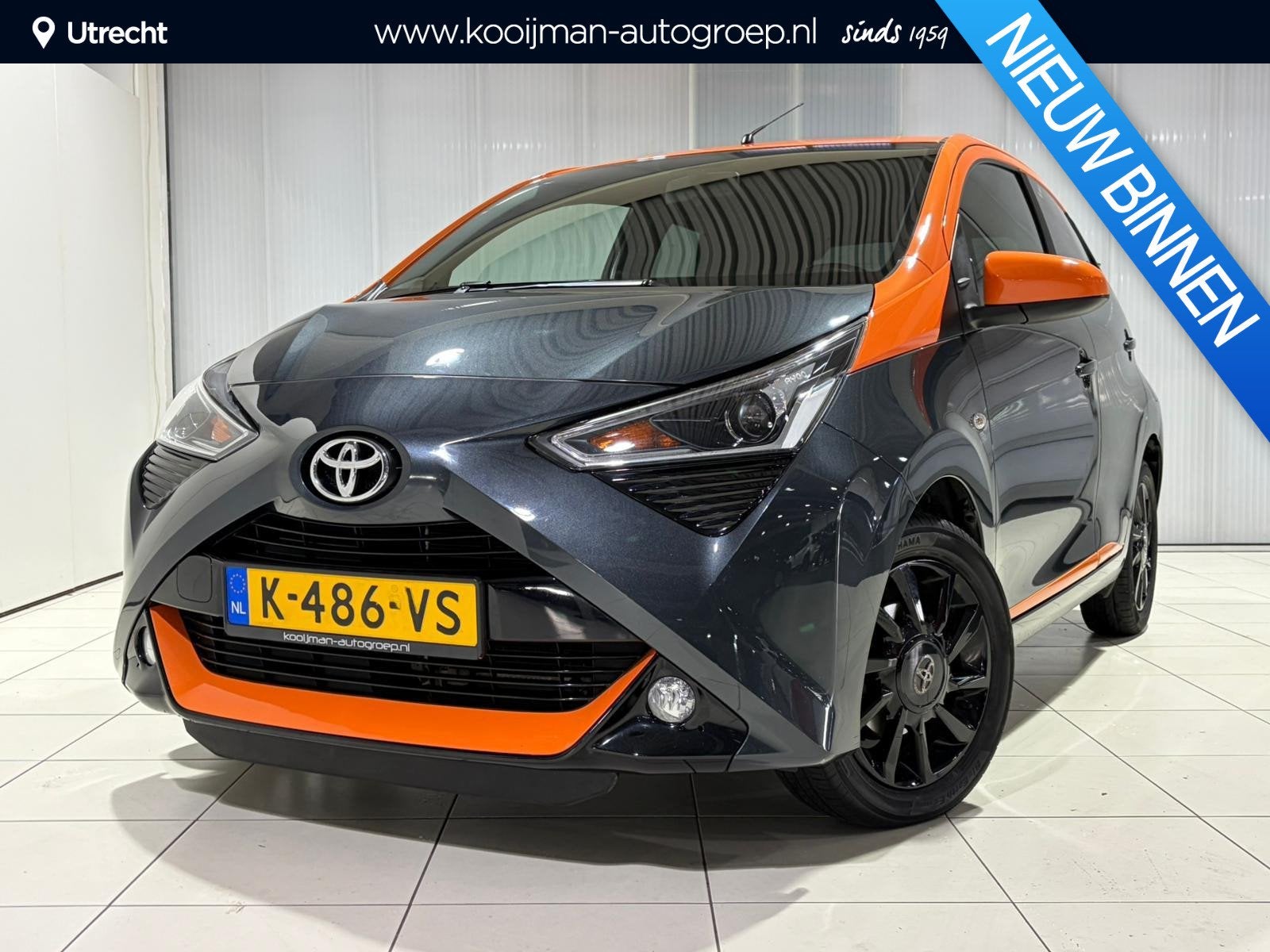 Toyota Aygo 1.0 VVT-i x-JBL JBL Geluidsinstallatie, Applecar, Auto's, Toyota, Gebruikt, Euro 6, 4 stoelen, Origineel Nederlands