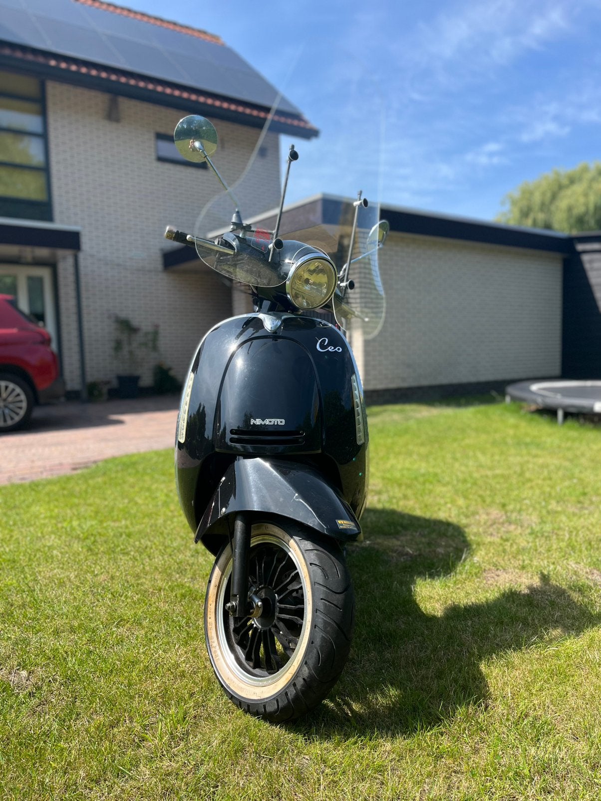 Nimoto ceo blauwkenteken 45 km/h, Overige merken, Ophalen of Verzenden, Zo goed als nieuw, Benzine