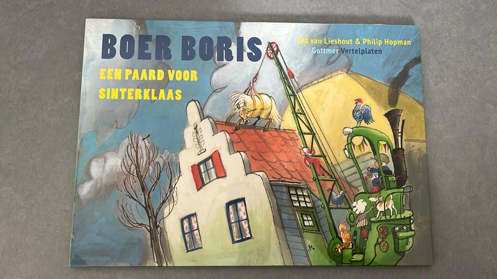 Vertelplaten Boer Boris - Een paard voor Sinterklaas, Ophalen of Verzenden, Nieuw, Ted van Lieshout