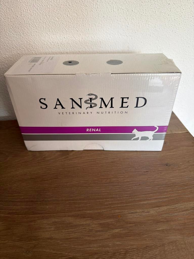Sanimed renal natvoer 12x 100g, Dieren en Toebehoren, Dierenvoeding, Ophalen, Kat