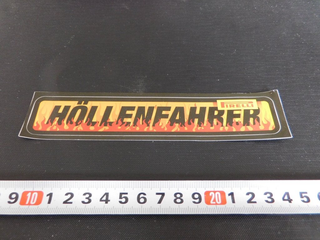 sticker PIRELLI  Höllenfahrer, Ophalen of Verzenden, Zo goed als nieuw
