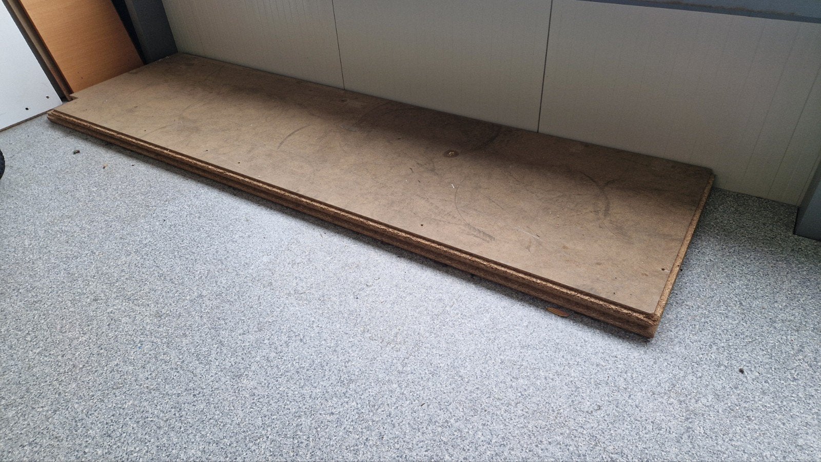 2x C-dur entrosol vloerplaten 3.00x0.85x4mm dik + reststukke, Ophalen, 30 cm of meer, Gebruikt, Vloerdelen of -planken