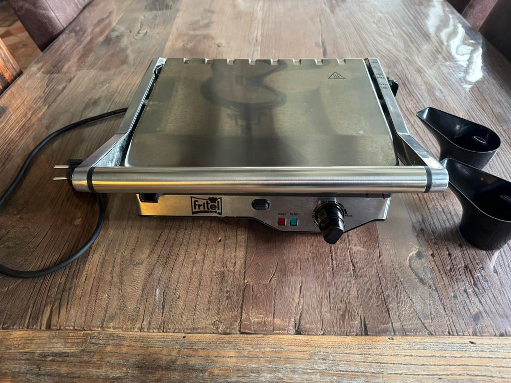 Fritel Tafelgrill Bijna als nieuw, Ophalen of Verzenden, Vaatwasmachinebestendig, Gebruikt, Tafelgrill