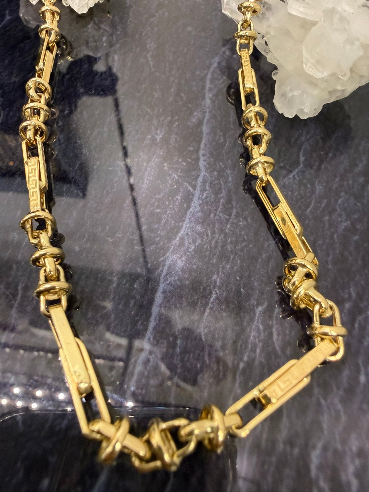 Prachtige 14 karaats gouden monte carlo ketting 65 cm 5 mm, Ophalen of Verzenden, Nieuw, Goud