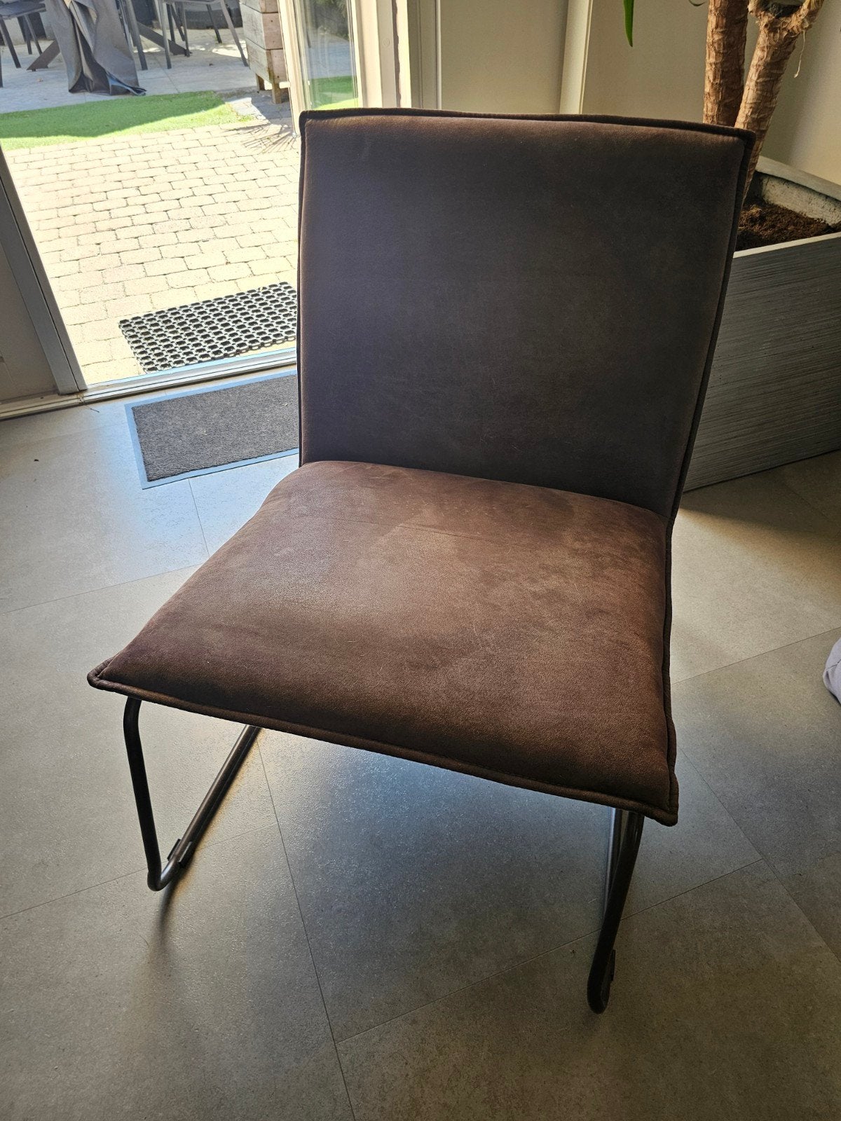Loungefauteuil bruin, Ophalen, Bruin, Eén