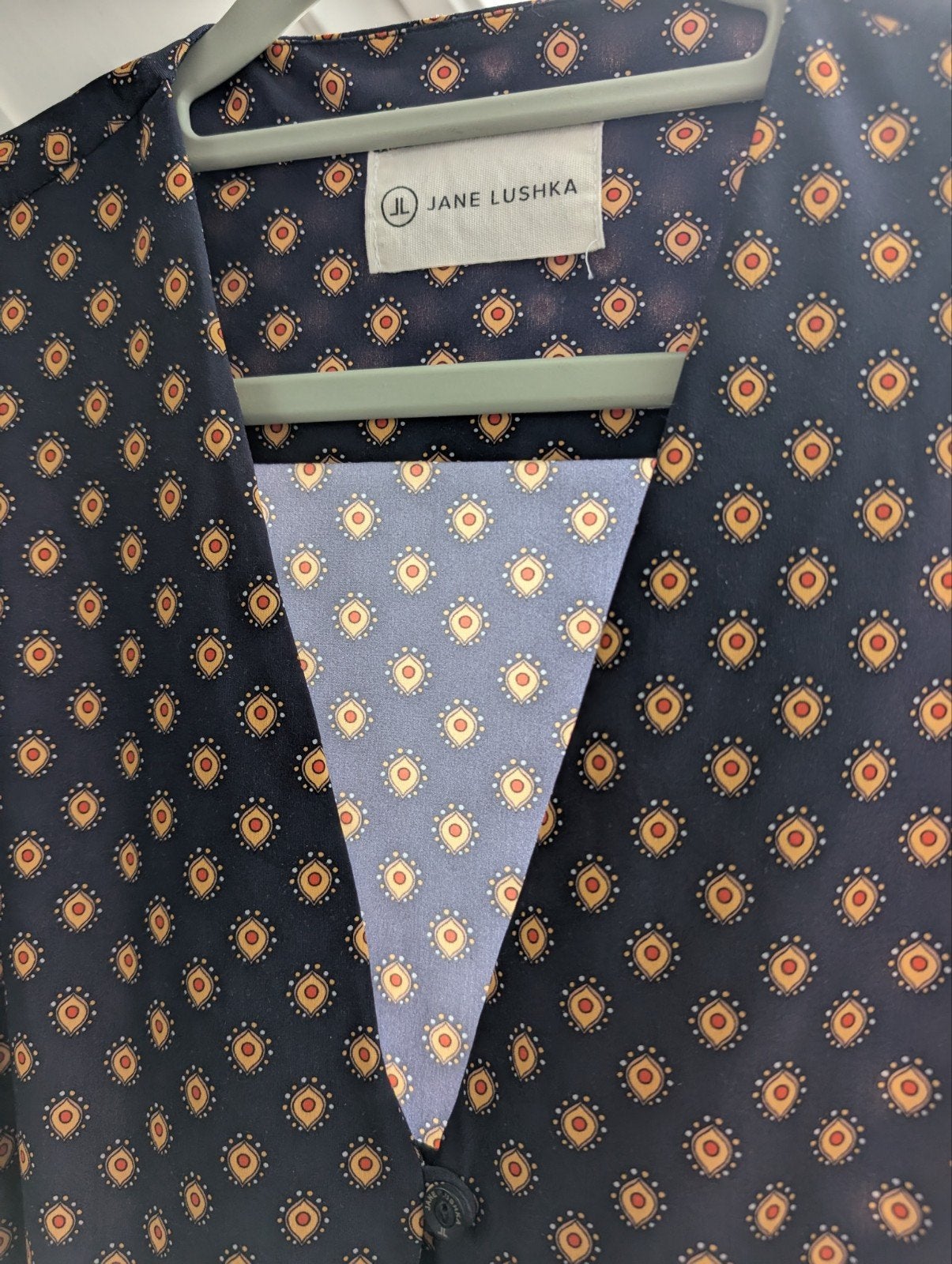 Jurk Jane Lushka - maat M, Kleding | Dames, Maat 38/40 (M), Blauw, Ophalen of Verzenden, Zo goed als nieuw