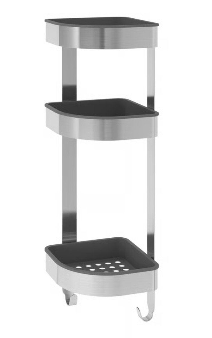 IKEA BROGRUND Douche-accessoire - 3 etages, Huis en Inrichting, Badkamer | Badtextiel en Accessoires, IKEA, Verzenden, Zo goed als nieuw