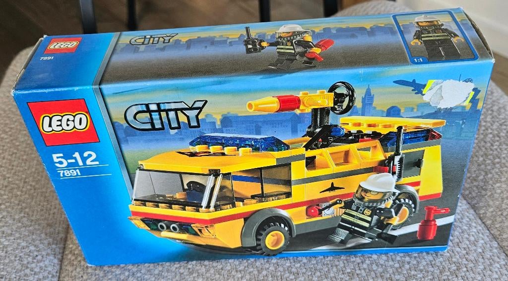Lego 7891 Airport Firetruck, Lego City, City, Lego, Ophalen of Verzenden, Zo goed als nieuw