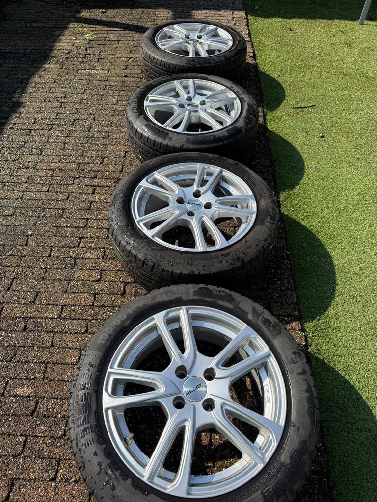 Itala GMP lichtmetalen velgen met Continental zomerbanden, Ophalen, 16 inch, 195 mm, Zomerbanden