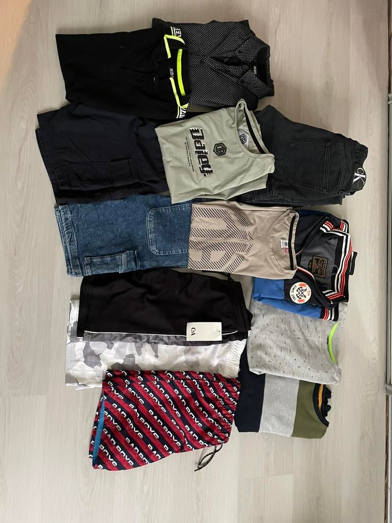 Kledingpakket Jongen Maat 152-164: Jeans, Jas, Broeken, Trui, Ophalen of Verzenden, Zo goed als nieuw, Jongen, Setje
