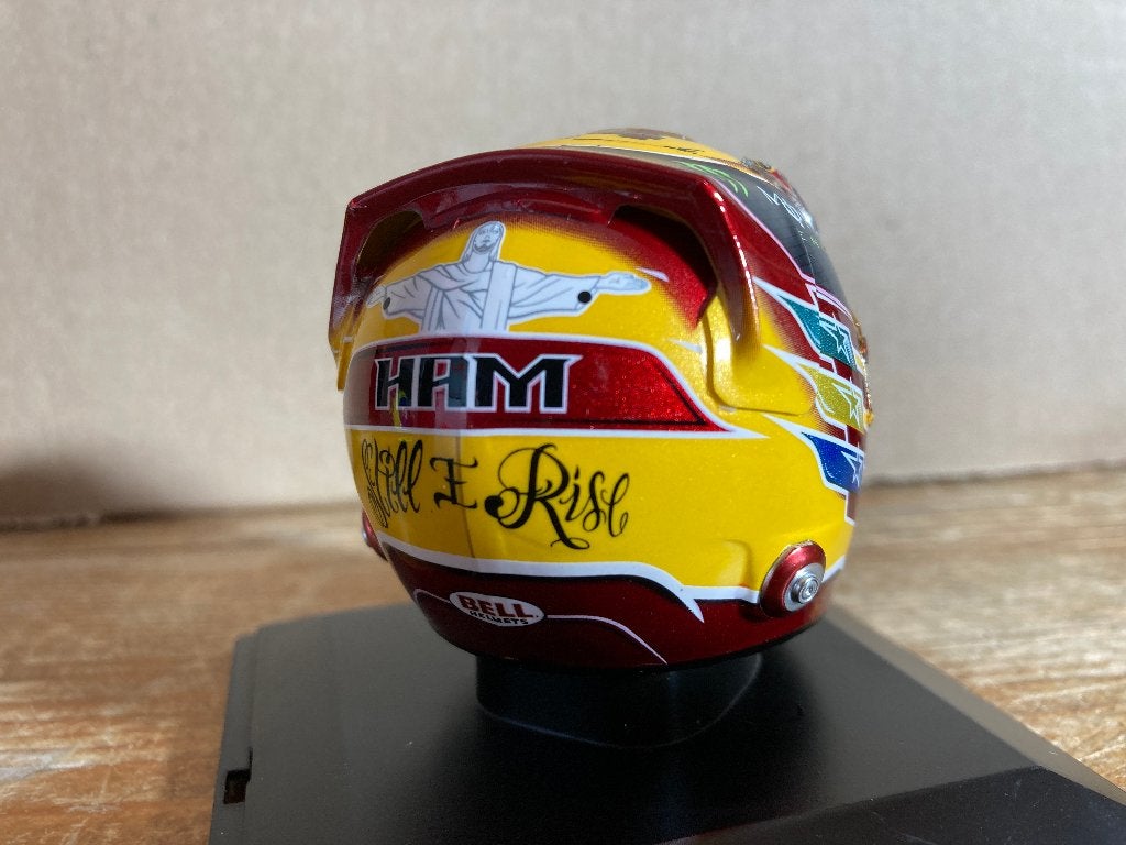 ✅ Lewis Hamilton 1:5 helm 2017 Mercedes W08 World Champion, Verzamelen, Ophalen of Verzenden, Nieuw, Formule 1