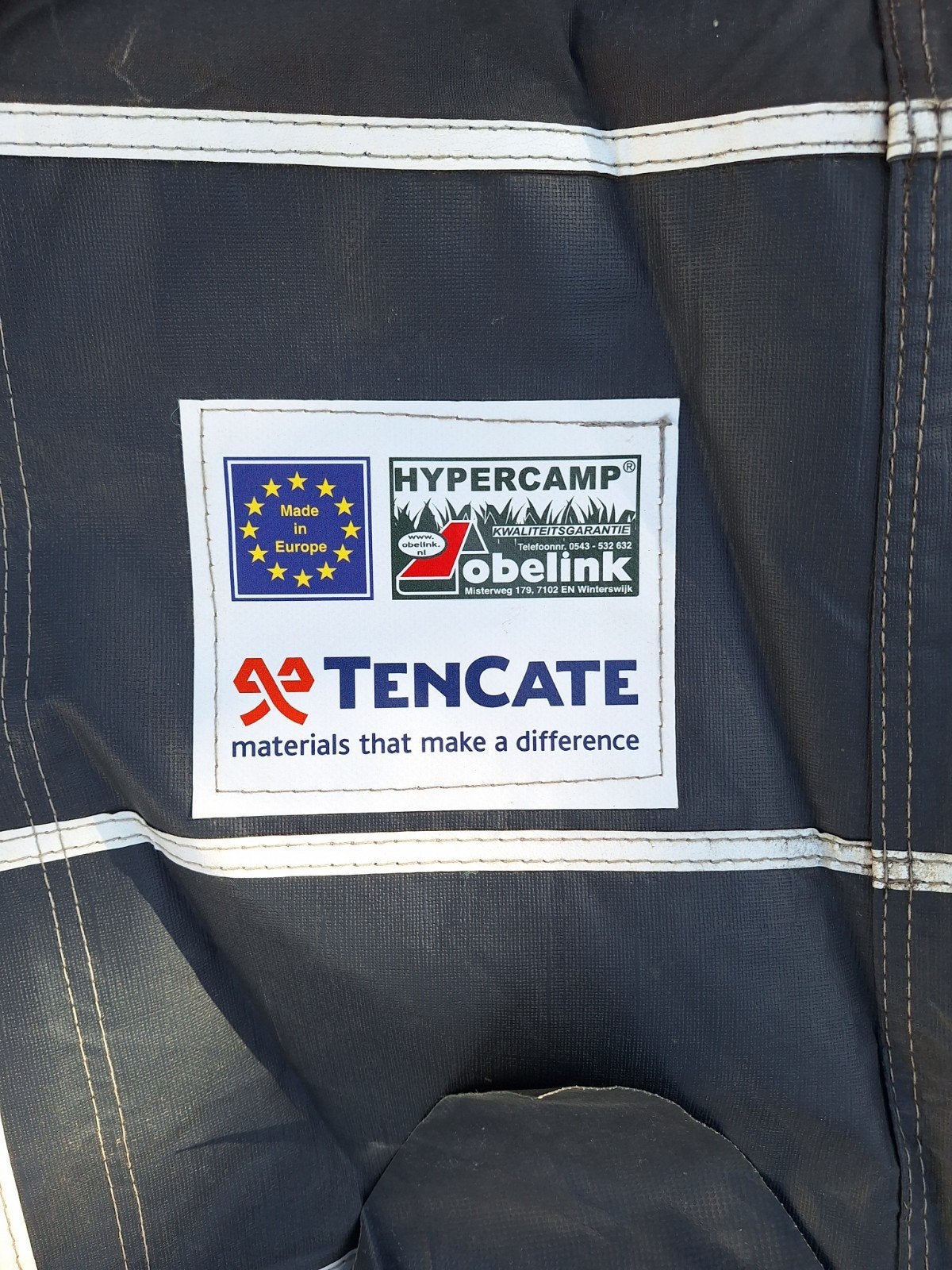 hypercamp voortent met alu frame, kleur grijs, Ophalen of Verzenden, Gebruikt