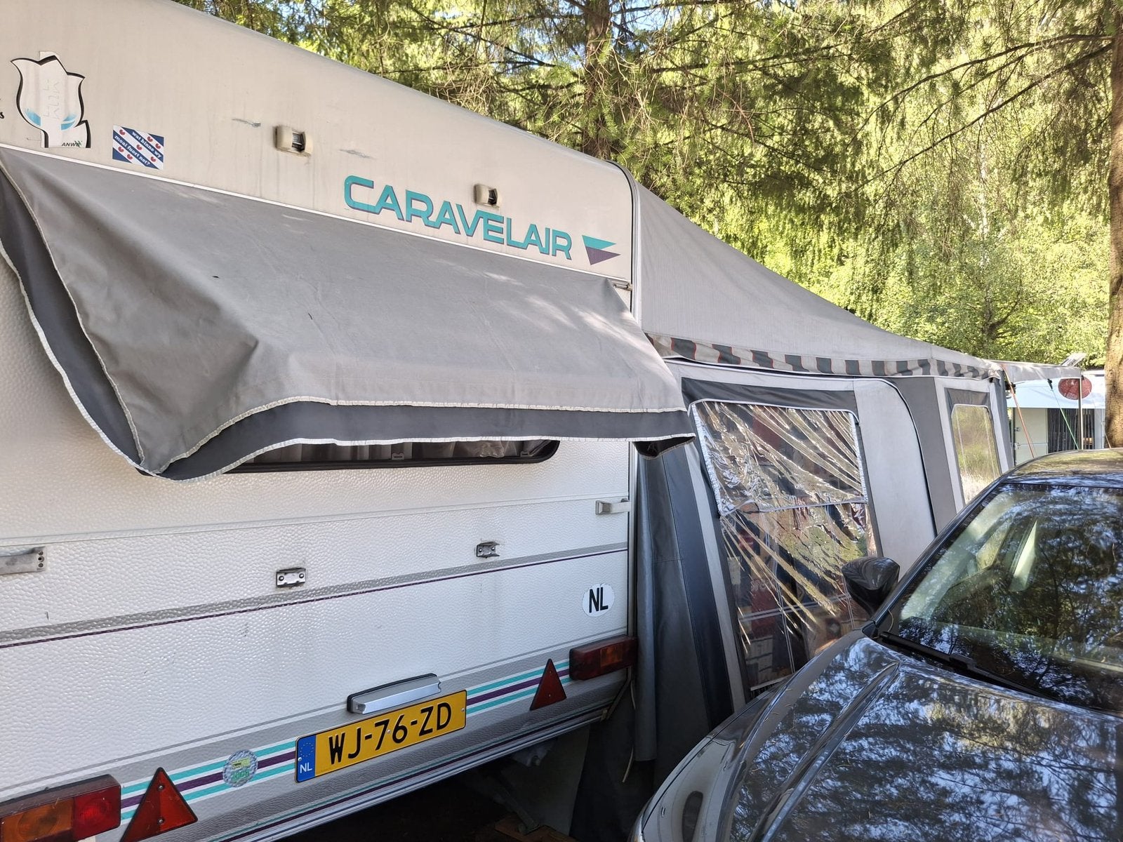 Caravelair bamba 390, Caravans en Kamperen, Caravans, Treinzit, Particulier, 500 - 750 kg, Caravelair