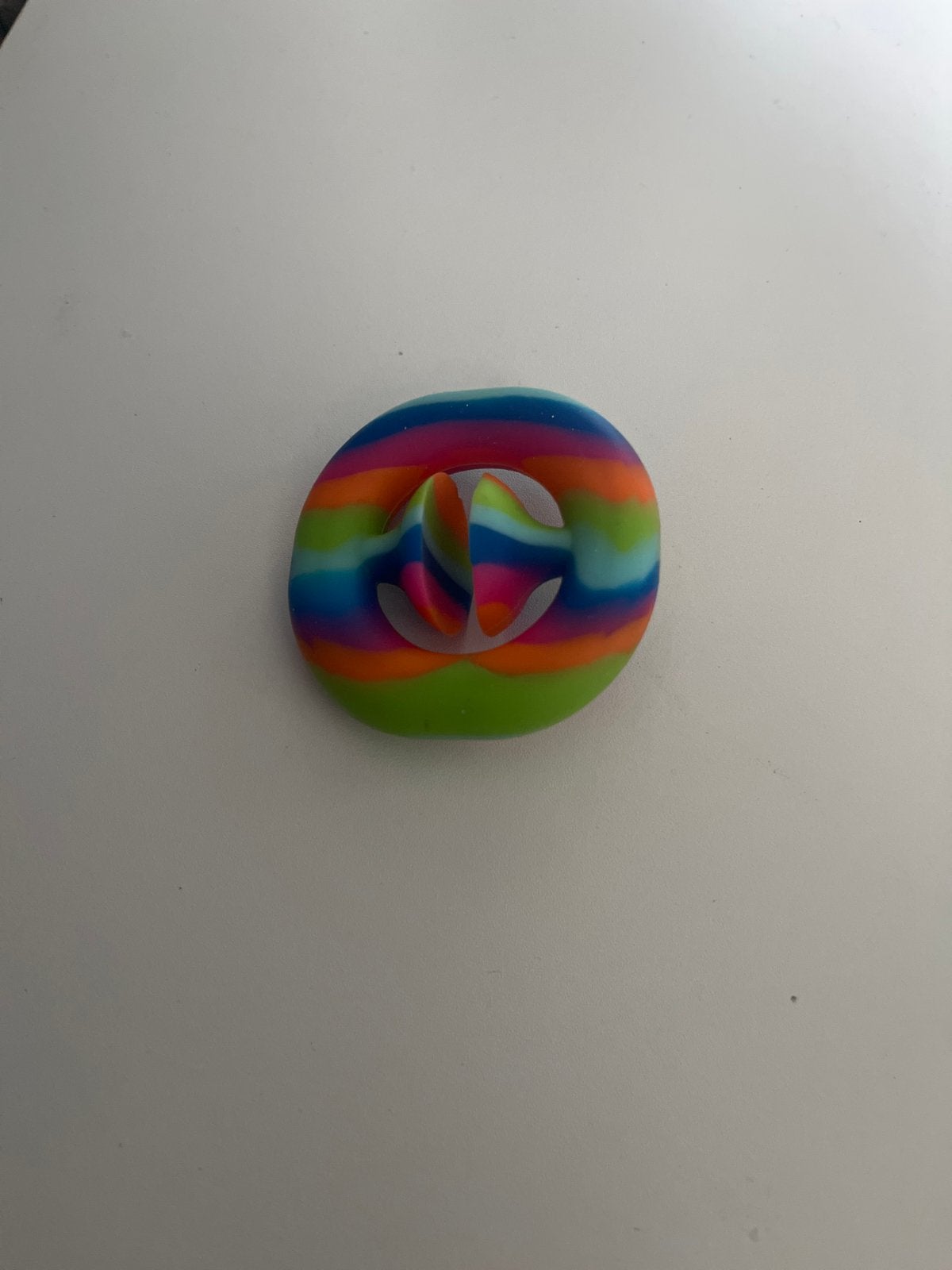 Kleurrijke Pop It Fidget Toy - Regenboog Cirkel, Ophalen of Verzenden, Gebruikt, Jongen of Meisje
