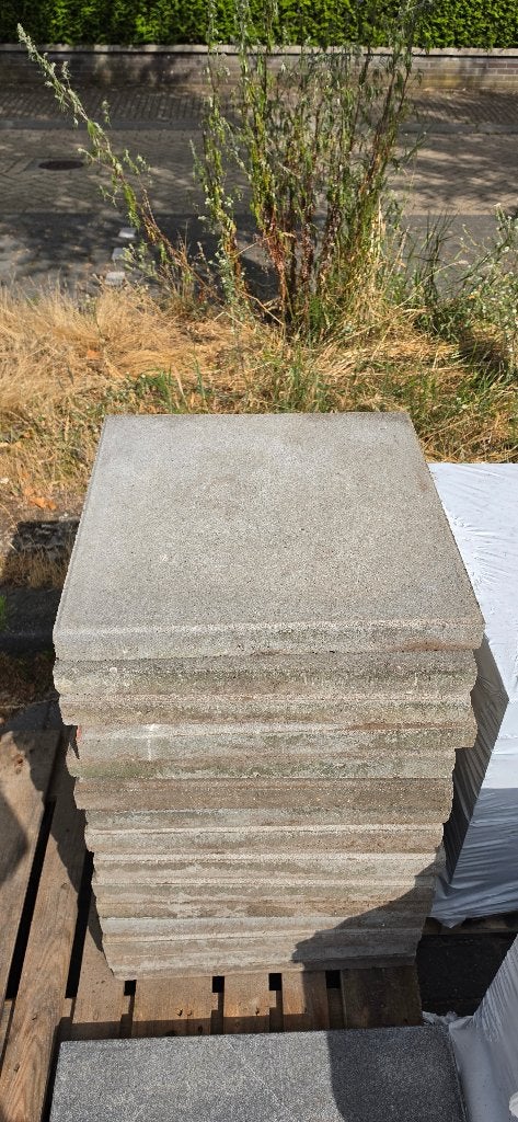 Tegels, Ophalen, Gebruikt, Beton, Terrastegels