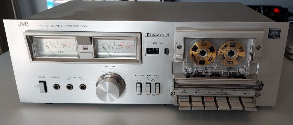 JVC cassettedeck KD-A2, Ophalen, Enkel, JVC, Tape counter