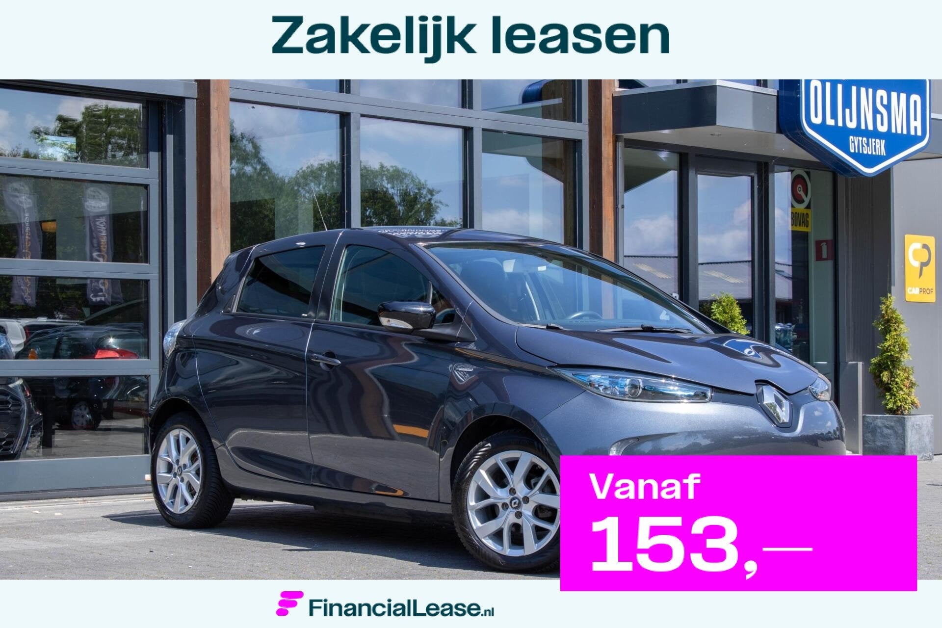 Renault Zoe R110 Limited 41 kWh (ex Accu)|Stoelverwarming|Ca, Stof, 300 km, 41 kWh, ZOE