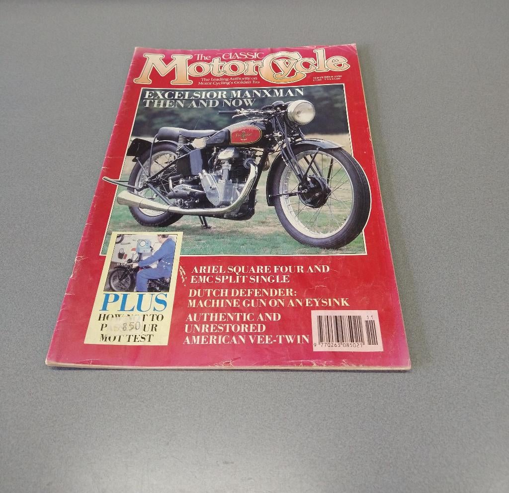 The Classic Motorcycle september 1990, Verzenden, Gelezen