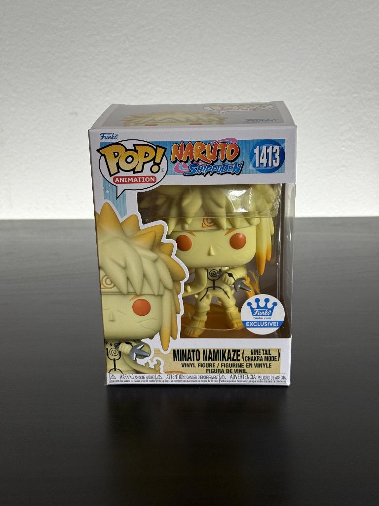 Funko Pop! 1413 Minato Namikaze Nine Tale Chakra (Exclusive), Ophalen of Verzenden, Zo goed als nieuw