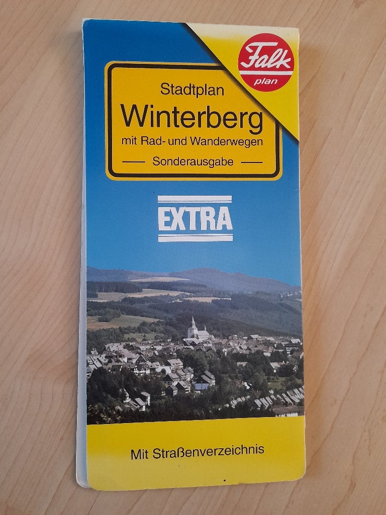 FALKPLAN STADTPLAN WINTERBERG MIT RAD UND ANDERWEGEN, Ophalen of Verzenden, Zo goed als nieuw