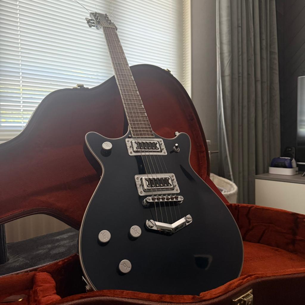 Gretsch Emtc DBL Jet FT MNS, Ophalen of Verzenden, Zo goed als nieuw, Semi-solid body, Overige merken