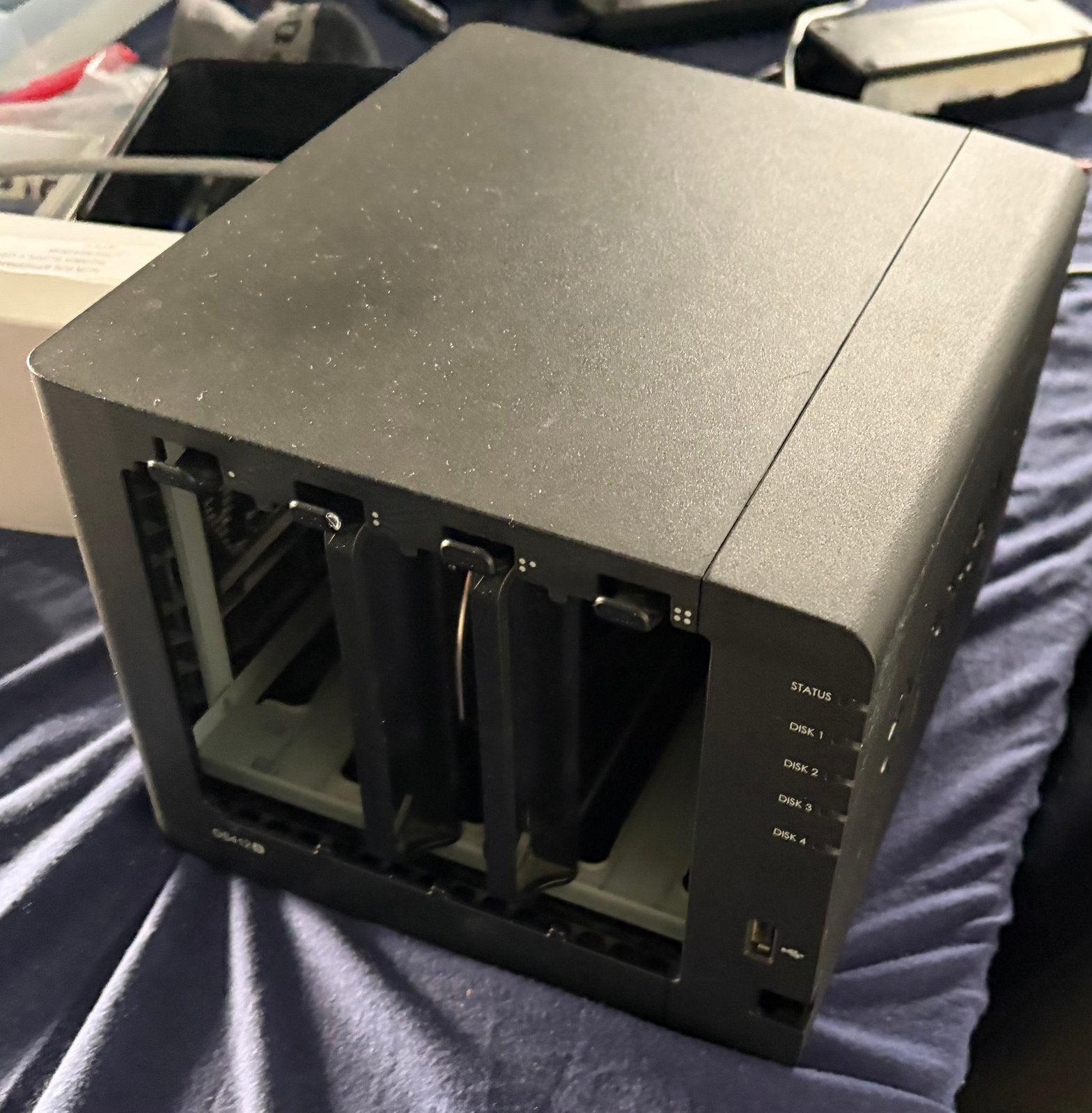 Synology DiskStation 412+ 4gb ram Upgrade, Ophalen of Verzenden, Zo goed als nieuw