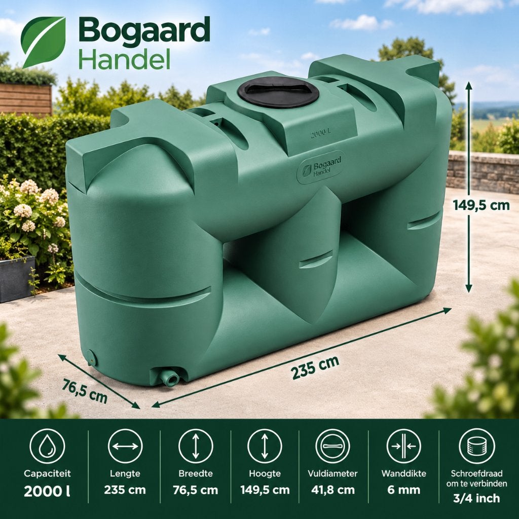 De В-2000 water tank 2000 liter