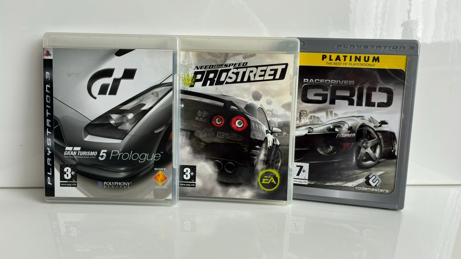 PS3 Race Games: Gran Turismo 5, Need for Speed, GRID, Gebruikt, 1 speler, Racen en Vliegen, Ophalen of Verzenden
