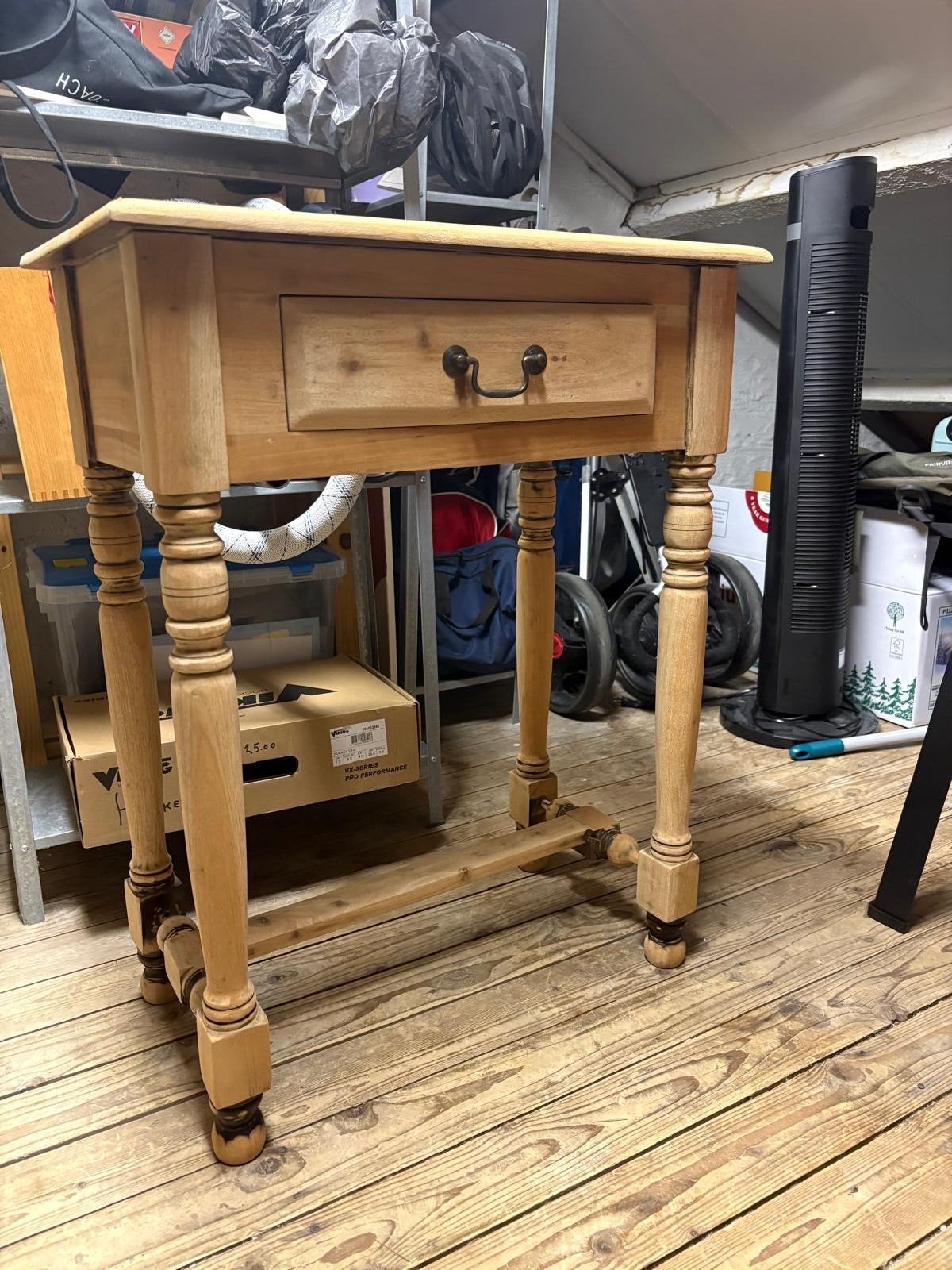 Vintage houten bijzettafel, opknapper, Ophalen