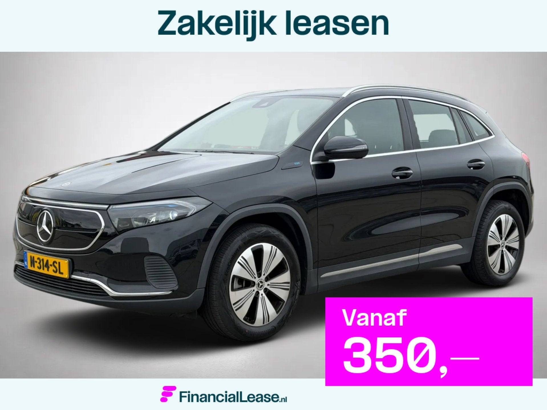 Mercedes-Benz EQA 250 67 kWh 97% SoH (NL-auto, 1e Eig Dealer, Gebruikt, 190 pk, Zwart, 430 km