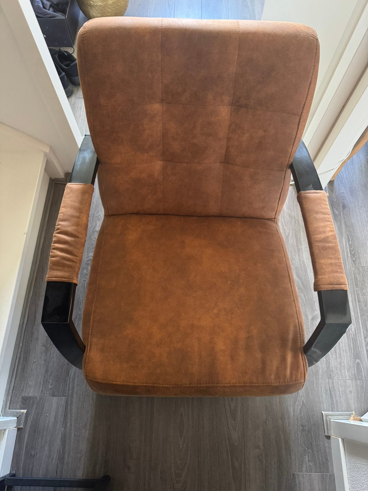 Fauteuil, Huis en Inrichting, Fauteuils, Ophalen, Minder dan 75 cm, Zo goed als nieuw, Stof