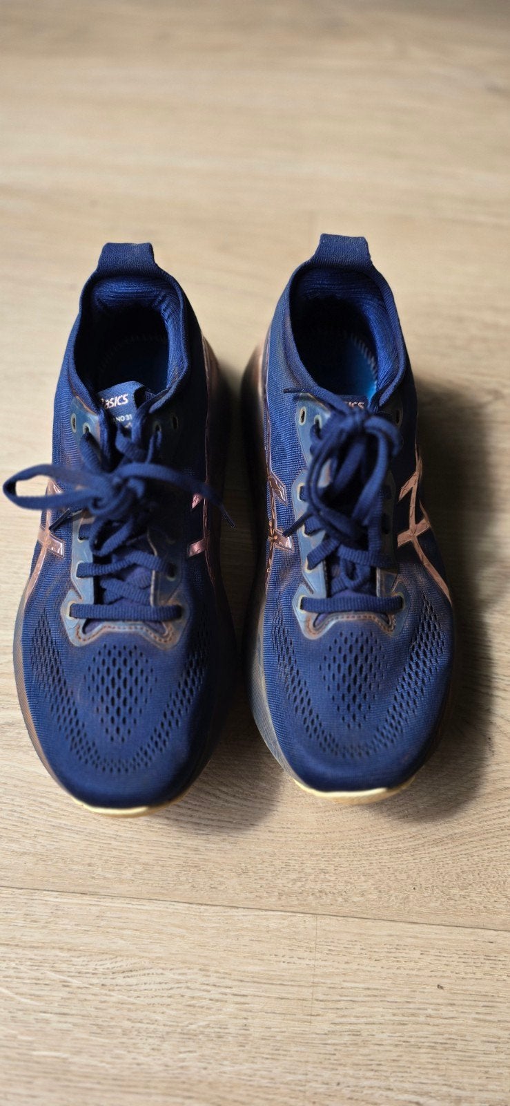 ASICS Gel-Kayano 31 Platinum limited edition maat 42, Verzenden, Zo goed als nieuw, Blauw, Sneakers of Gympen