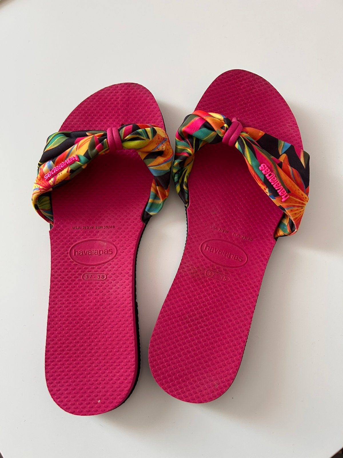 Havaianas | Maat 37/38, Meisje, Overige typen, Ophalen of Verzenden, Zo goed als nieuw