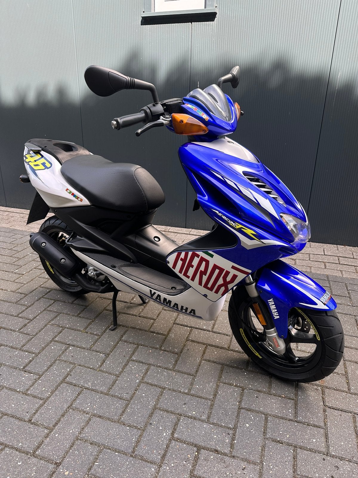 Originele Yamaha Aerox Rossi Edition, Ophalen, Aerox, Maximaal 45 km/u, Zo goed als nieuw