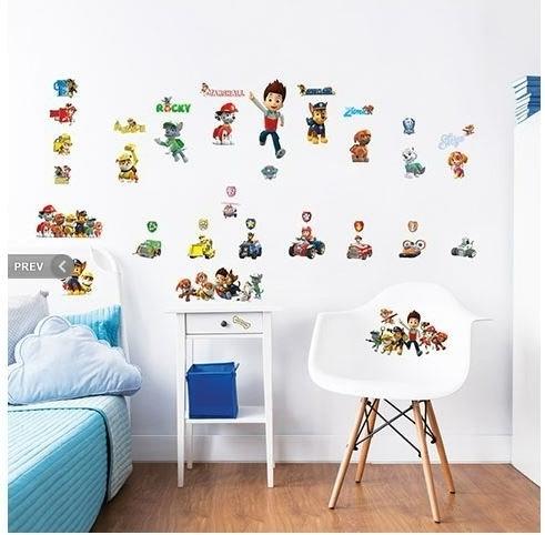 41 Paw Patrol Muurstickers - Walltastic, Ophalen of Verzenden, Nieuw
