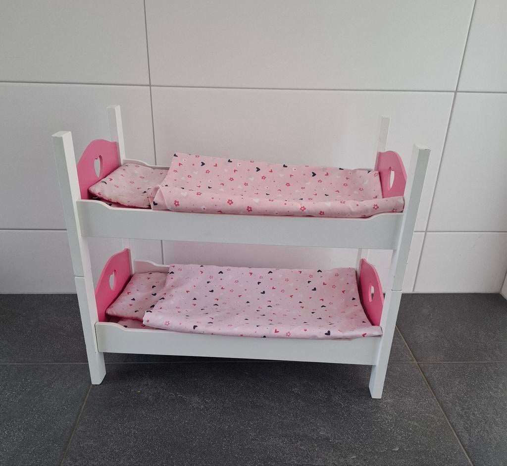 Poppenbedje (stapelbed), Kinderen en Baby's, Speelgoed | Poppen, Ophalen, Babypop