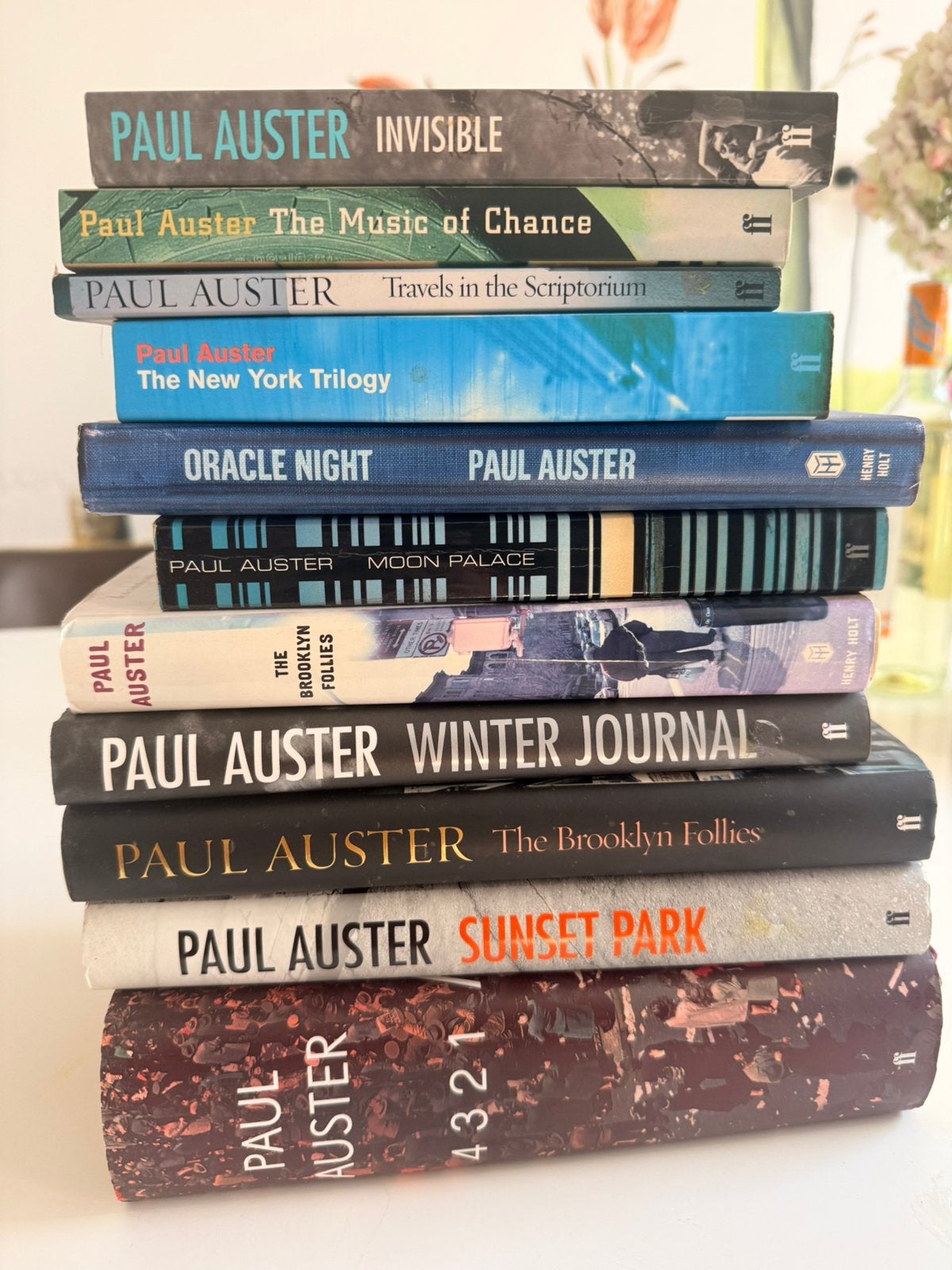 Stapel boeken van Paul Auster (Engelstalig), Ophalen, Zo goed als nieuw, Amerika