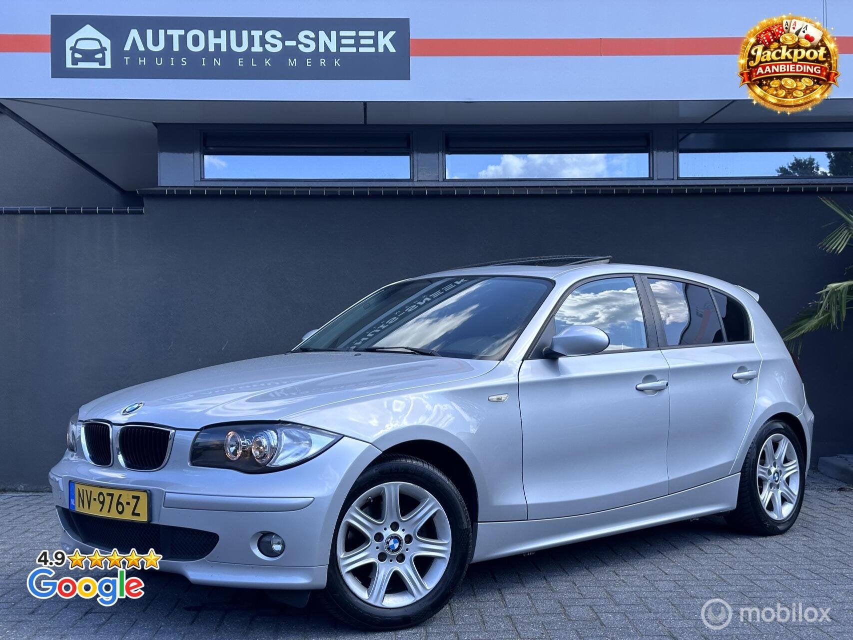 BMW 116i High Executive | Nieuwe ketting | Panoramadak, Achterwielaandrijving, Gebruikt, 4 cilinders, 635 kg
