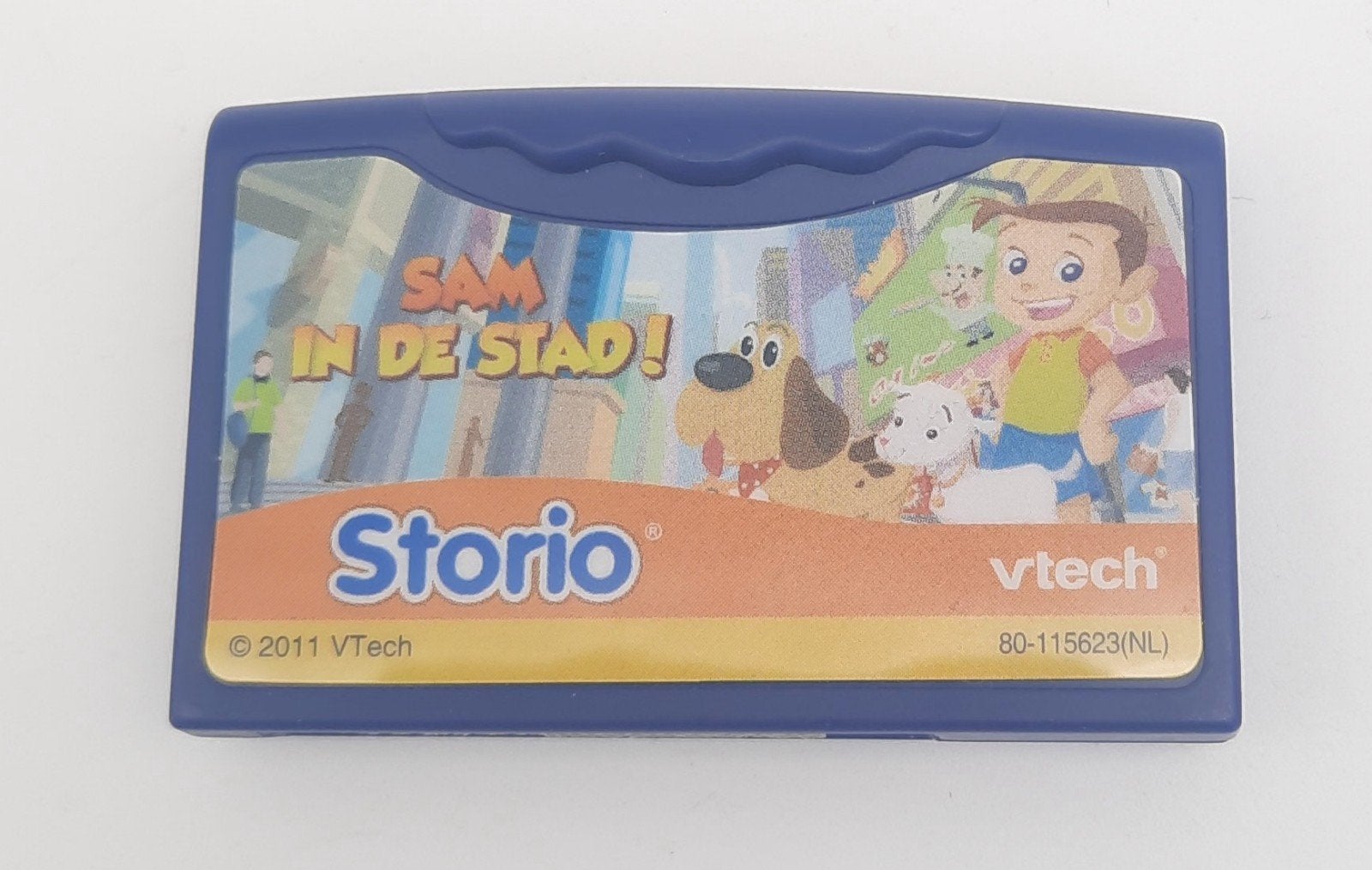VTech Storio Sam in de Stad! spel (losse cartridge), Ophalen of Verzenden, Gebruikt, 2 tot 4 jaar