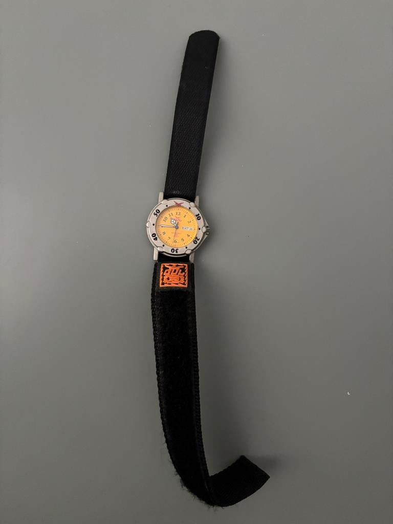 Gul surf horloge, Overige merken, Gebruikt, Staal, Polshorloge