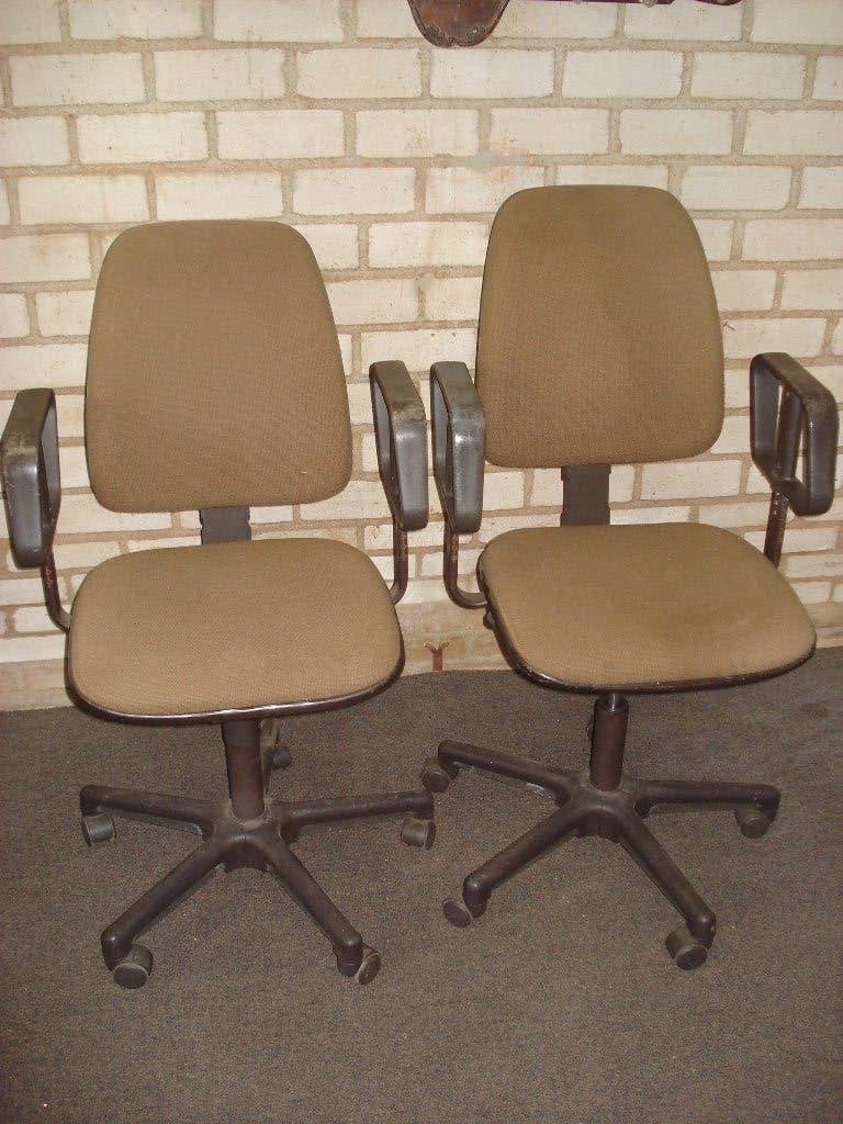 2 stuks  bureaustoel Grahl Ergonom  samen 85,00, Ophalen, Gebruikt, Bruin, Bureaustoel