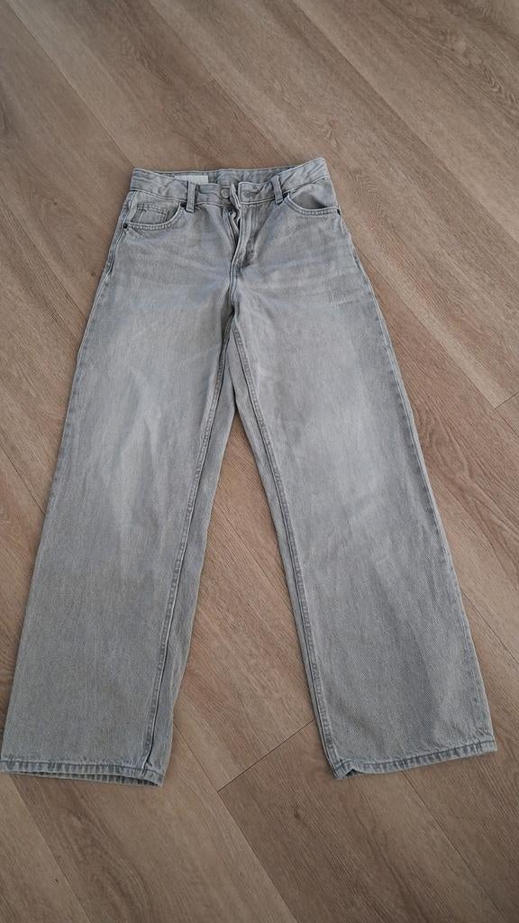 Zara Wide Leg Jeans - Grijs, Zara, Ophalen of Verzenden, Zo goed als nieuw, W27 (confectie 34) of kleiner