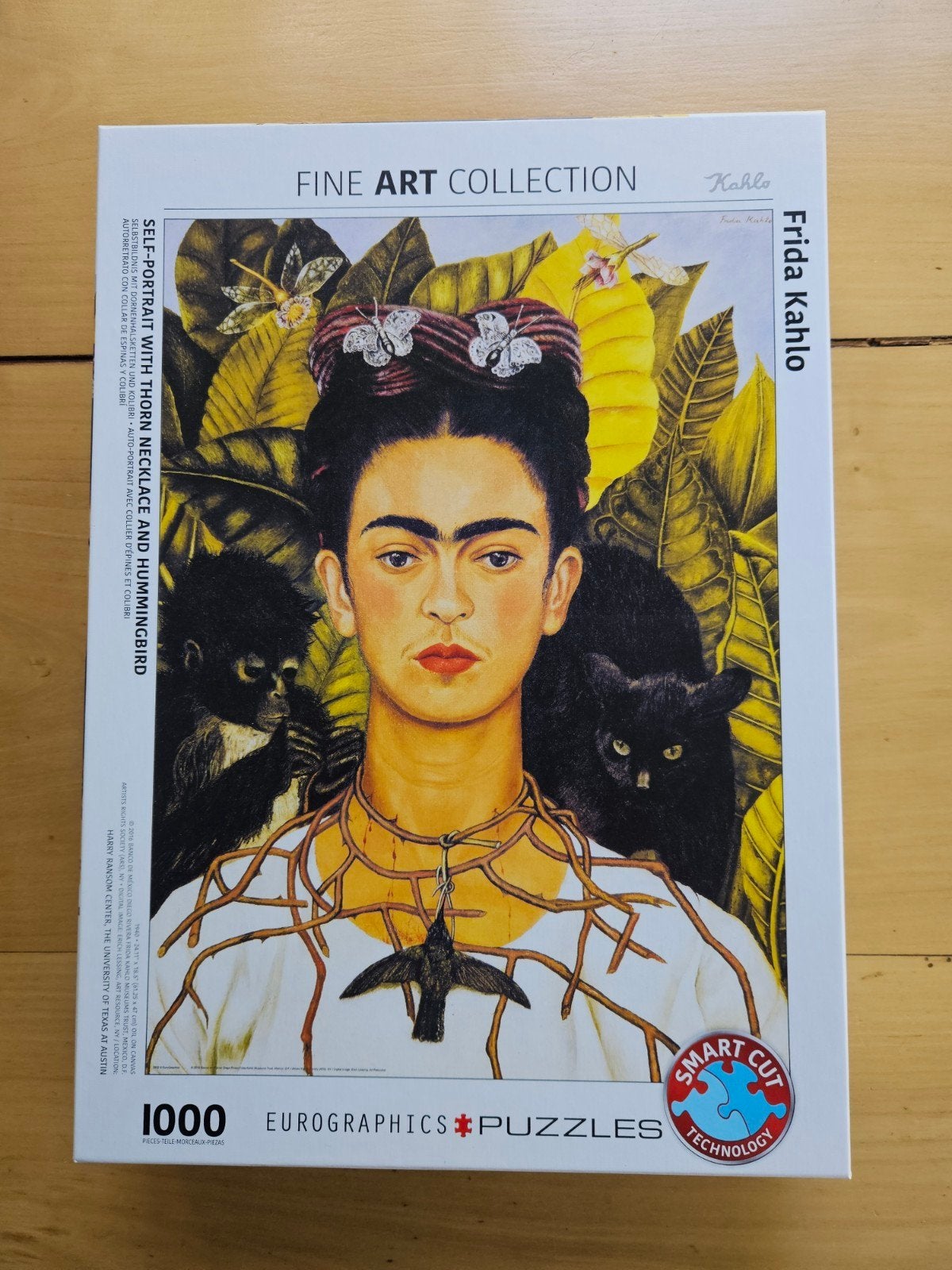 Frida Kahlo Legpuzzel - Eurographics Fine Art Collection, Ophalen, 500 t/m 1500 stukjes, Nieuw, Legpuzzel