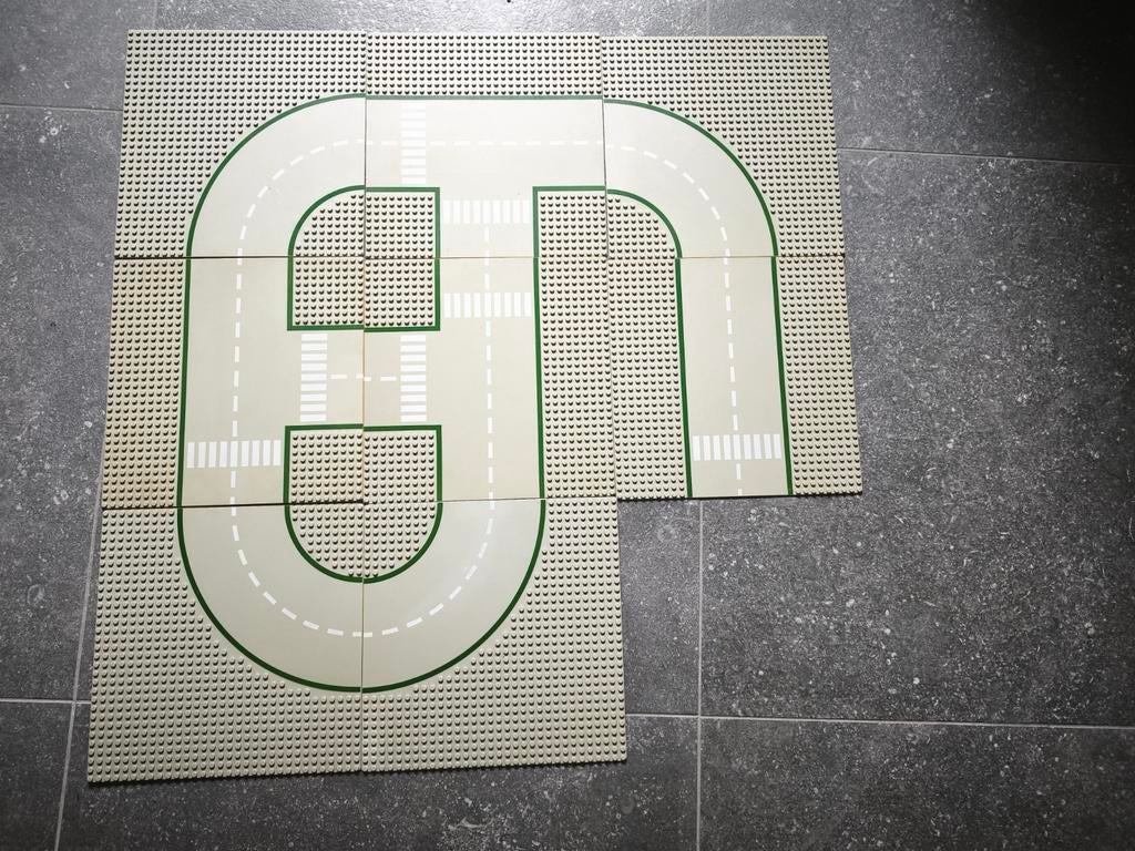 8 Lego City wegenplaten wegplaten grijs vintage, Kinderen en Baby's, Speelgoed | Duplo en Lego, Lego, Ophalen of Verzenden, Grondplaat