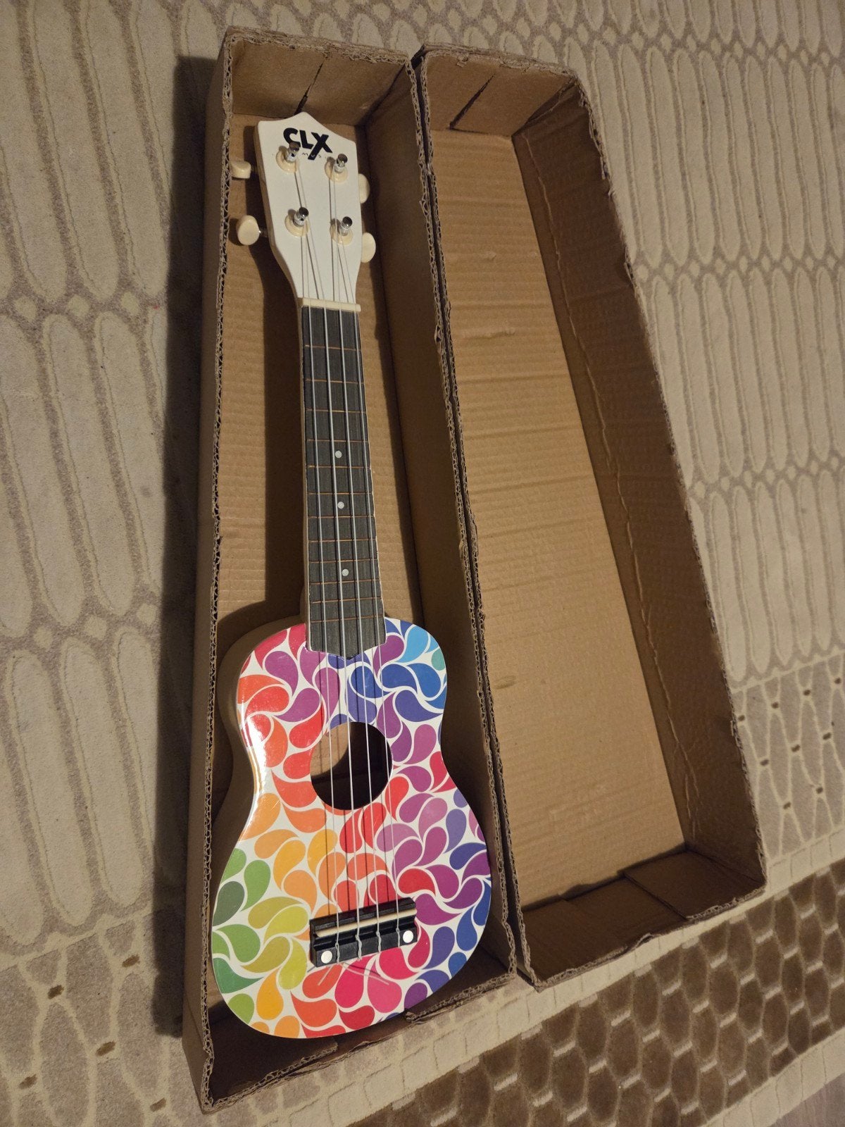 Ukeleles Calista 21 regenboog, Ophalen, Zo goed als nieuw, Akoestisch